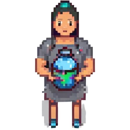 Asian fitness fan with a protein shaker emoji