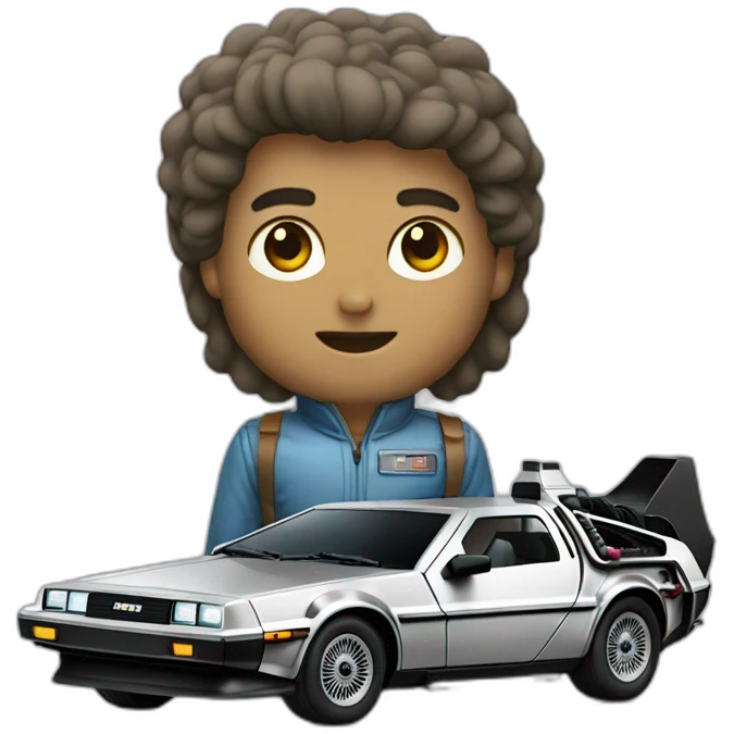 Delorean emoji