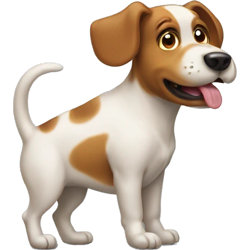 dog farting emoji
