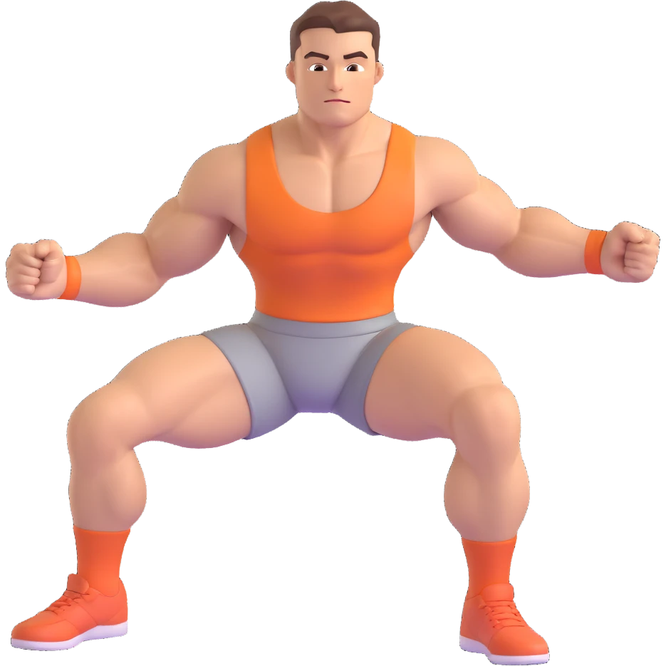 discus throw athlete, preparing to throw, muscular, action lines emoji