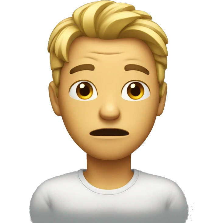 an annoyed person emoji