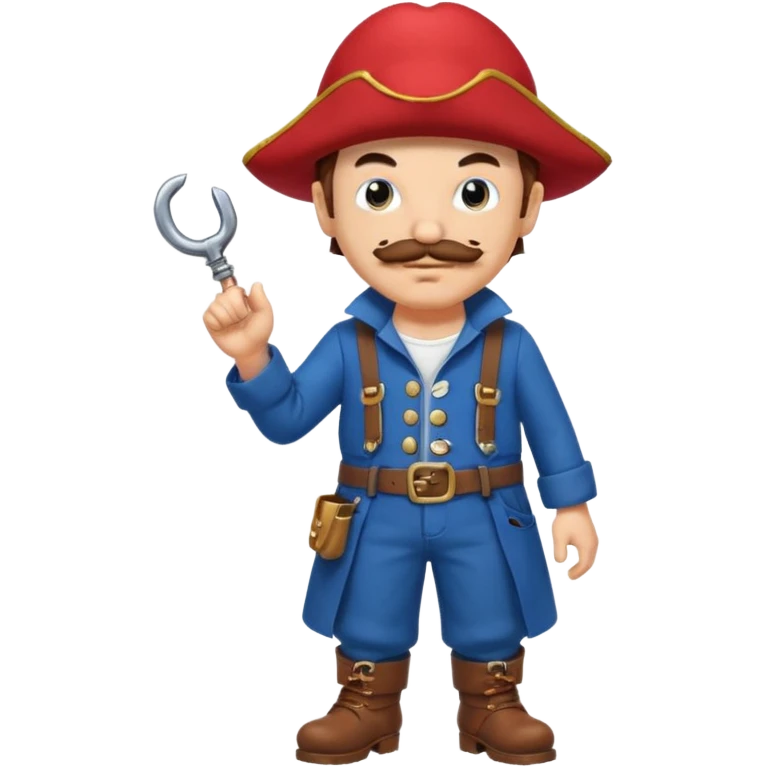 Create the Mario character.The luf from the anime anpice emoji