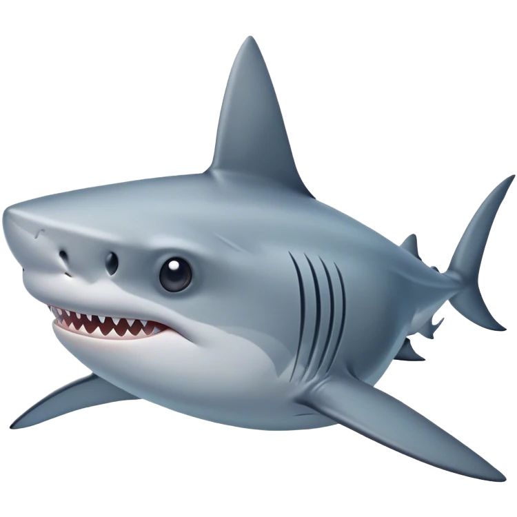 Shark ray emoji