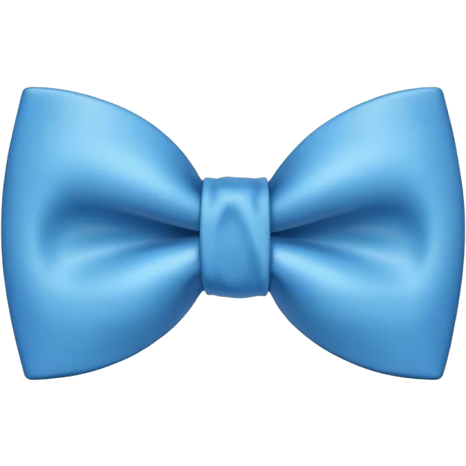 Blue bow tie emoji