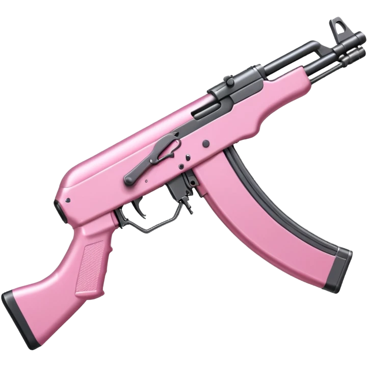 Pretty pink ak47 emoji