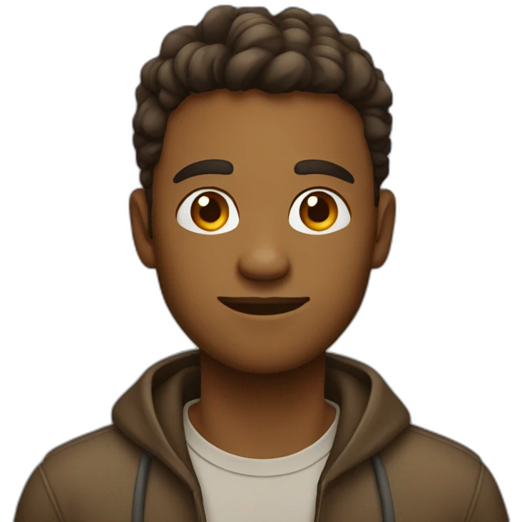 a light brown 24 year old man who is a web developer emoji