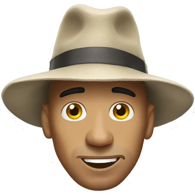 The Rock with a big nose and silly hat emoji