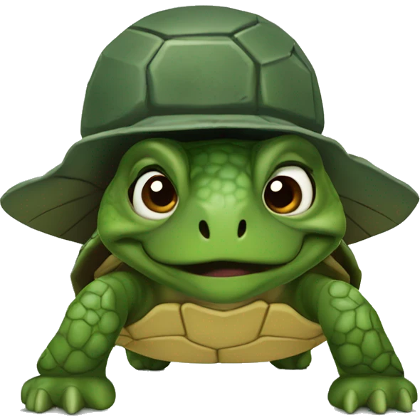 Commando turtle emoji