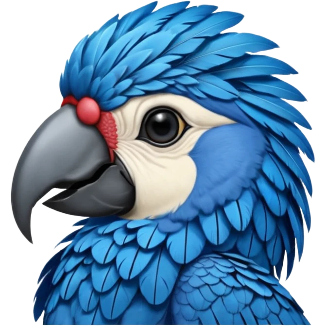 Blue Spix Macaw Prussian emoji