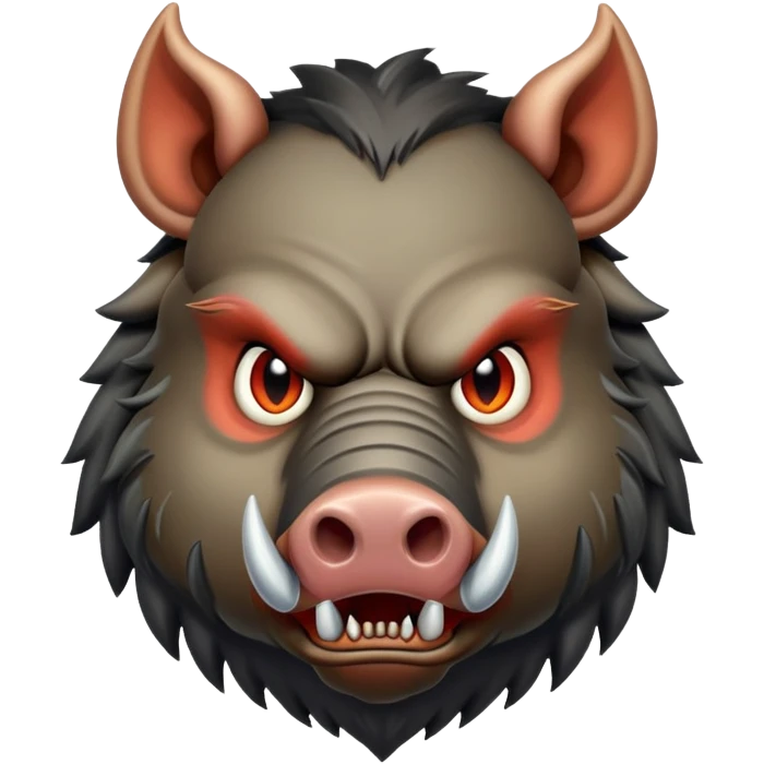 evil boar emoji