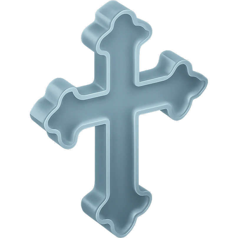 goth cross emoji