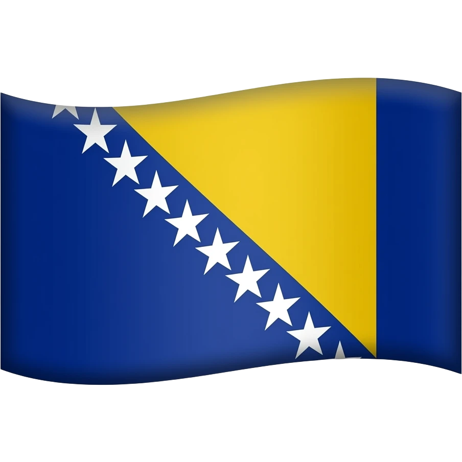 Bosnia flag Lilien emoji