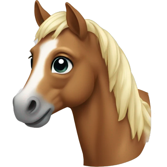 Horse foal emoji