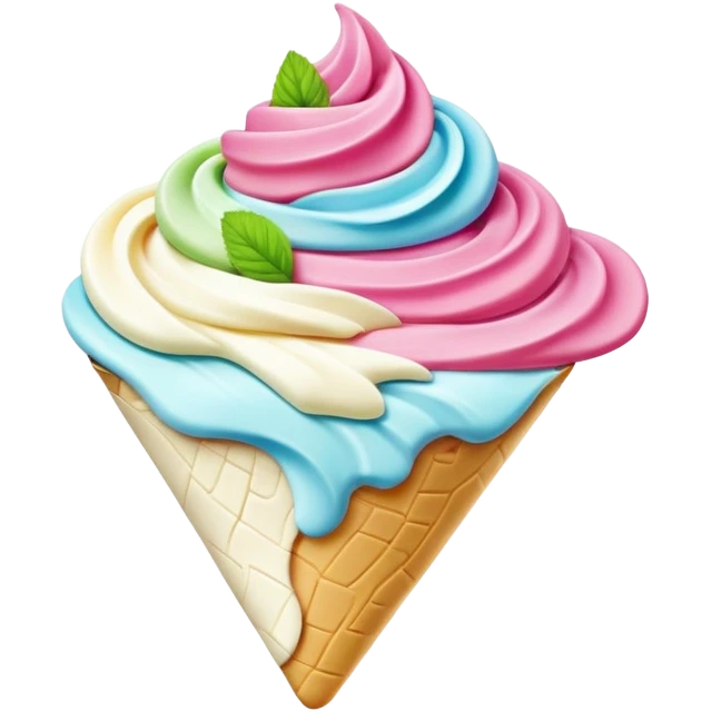 Frozen yogurt bark emoji
