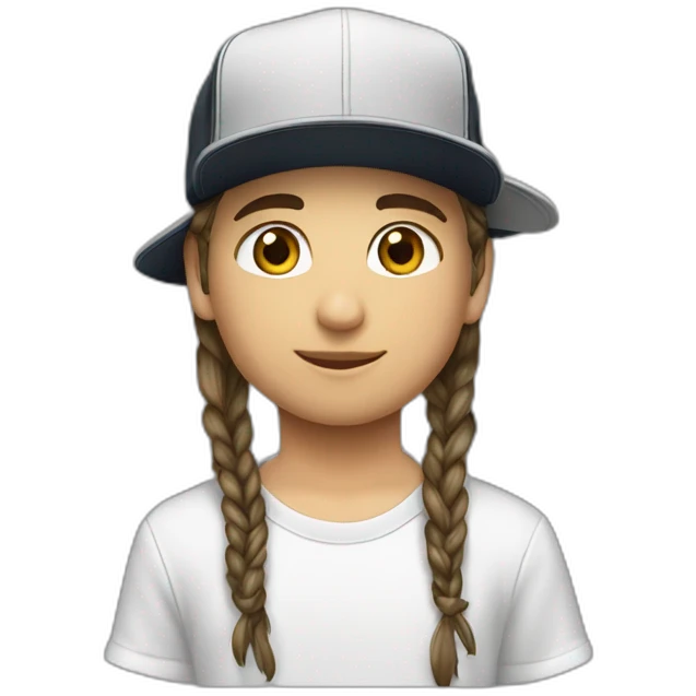 Tom kaulitz enfants avec casquette emoji