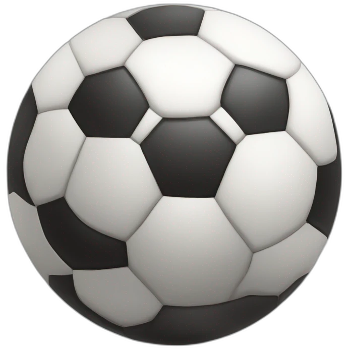 polyurethane foam kicking soccer ball emoji