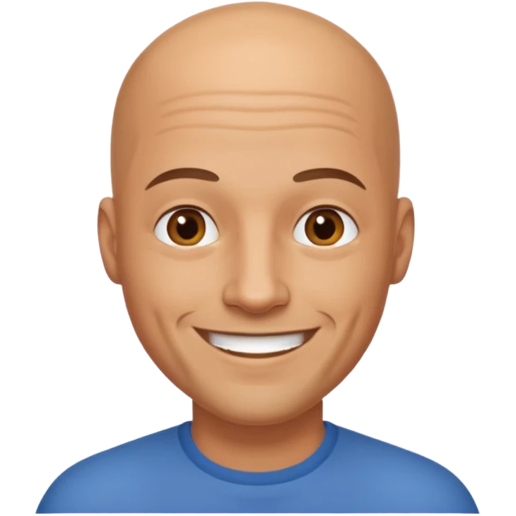 bald man emoji