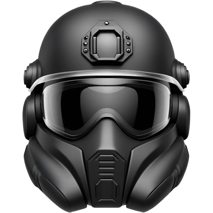 tactical helmet with visor inspired by Killa emoji