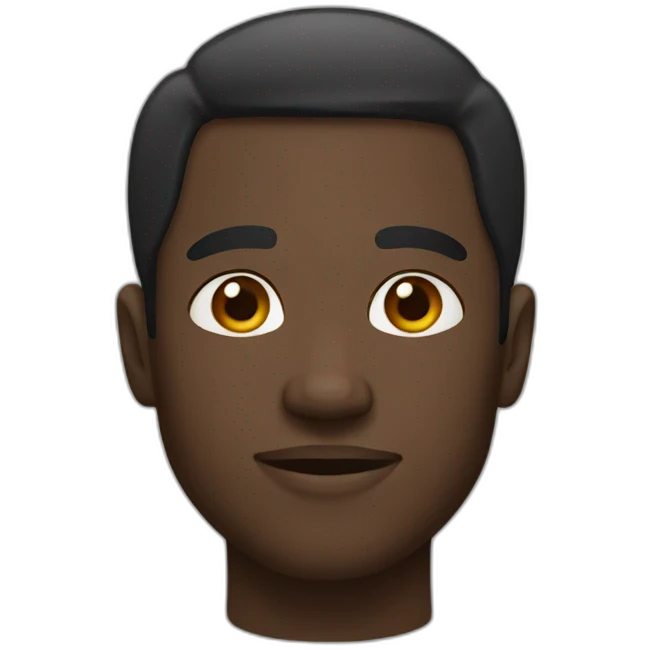 black man emoji