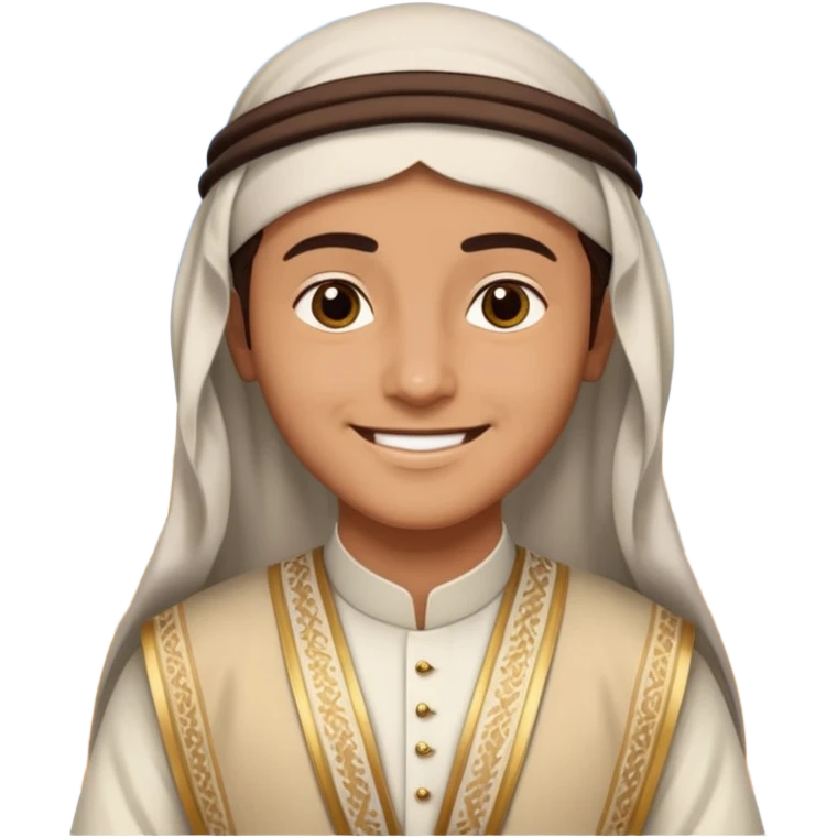 make it look arabic outoors style emoji