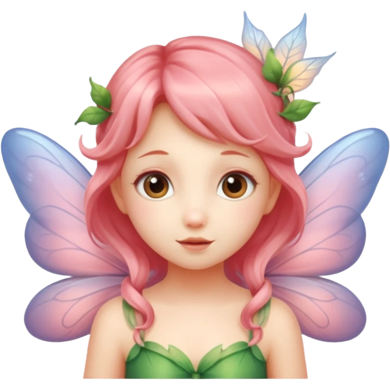 A little fairy, with wings emoji