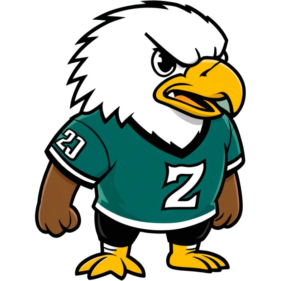 Angry eagles fan emoji