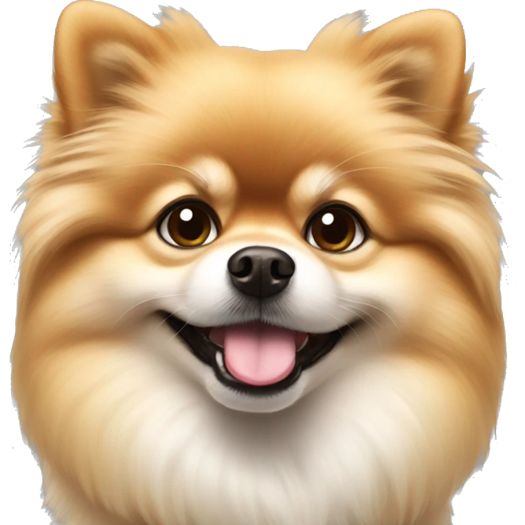 With bow pomeranian emoji