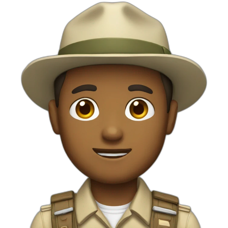white scout emoji