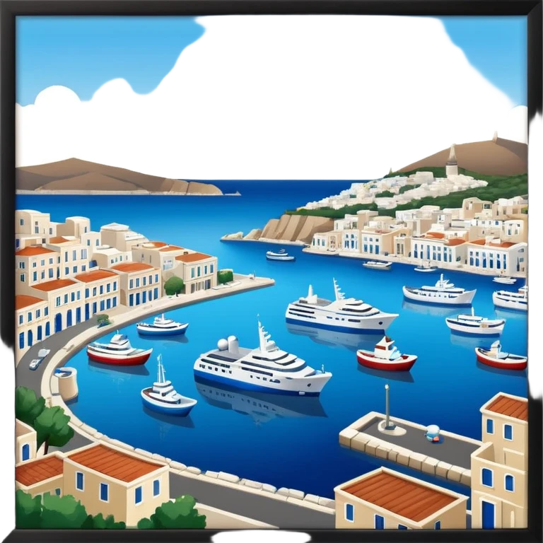 piraeus is a city in athens and it has the main port of athens too emoji