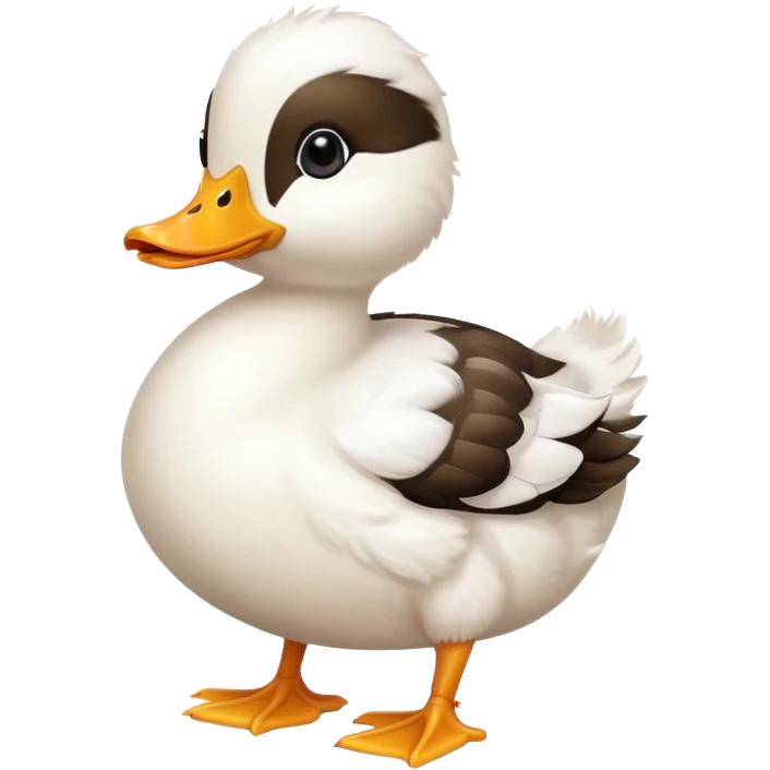 baby white duck emoji