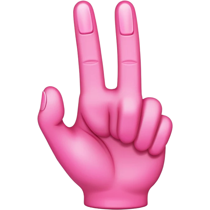 pink middle finger emoji emoji