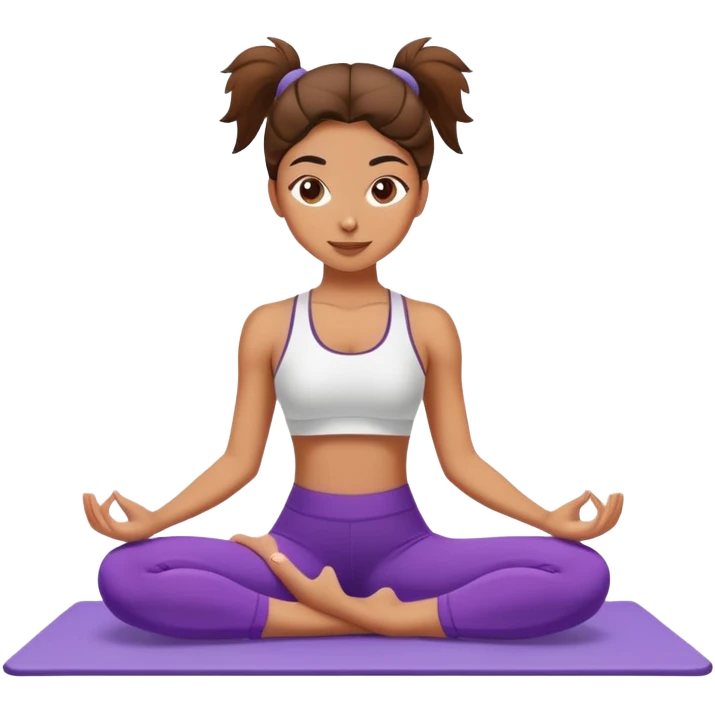 Aesthetic pilates girl emoji
