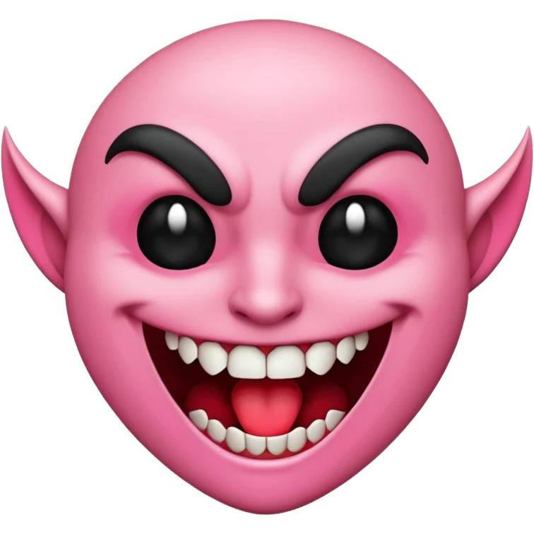 Quiero mi emoji de una vampira rosada con negro emoji
