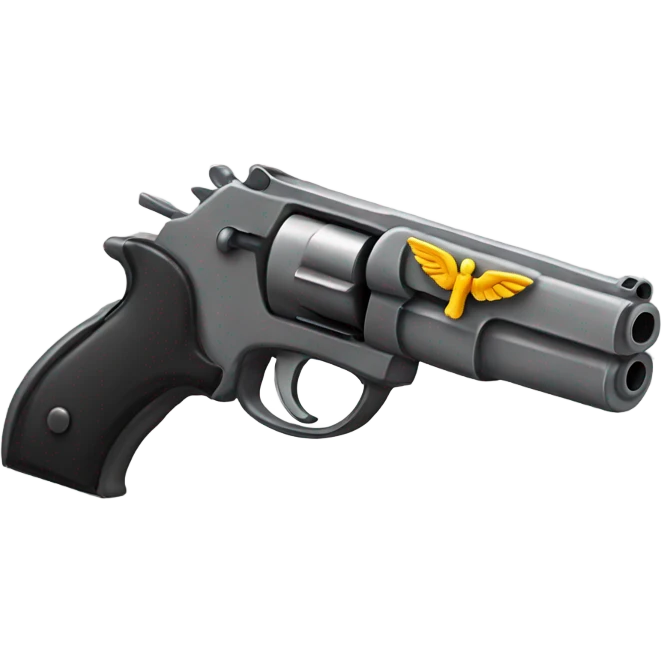 Gun with wings emoji