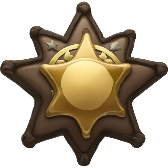 The Sheriff's Star badge emoji