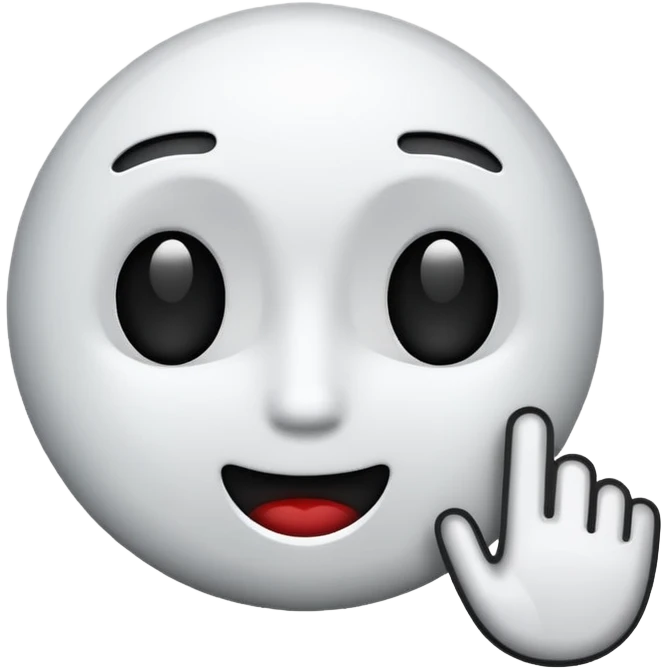 X black and white emoji