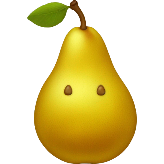 GOLDEN PEAR emoji