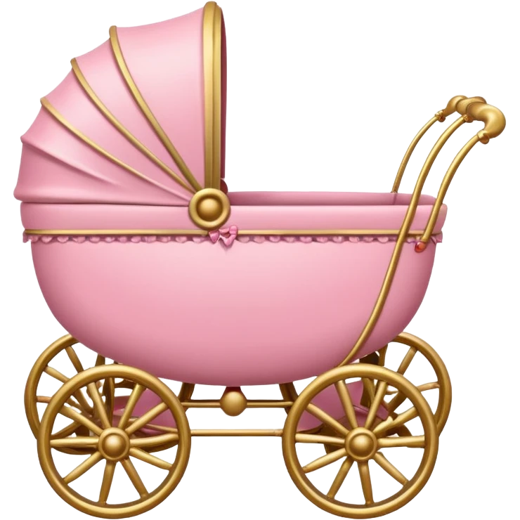 baroque pink baby carriage emoji