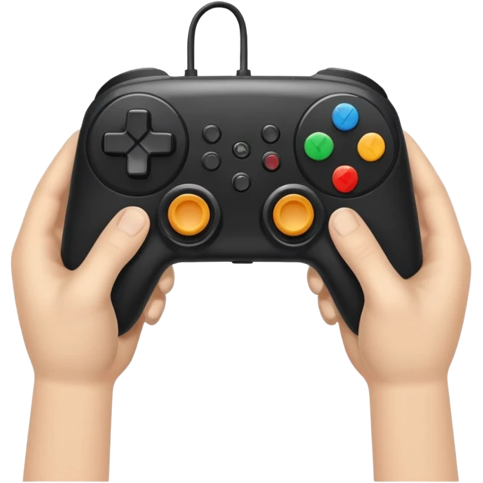 game controller for multiplayer session with 2 people emoji