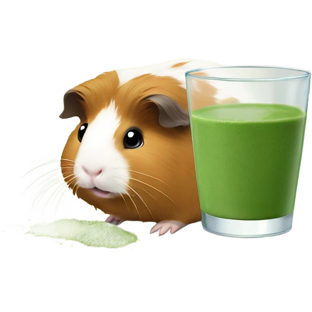 Guinea pig prepares matcha  emoji