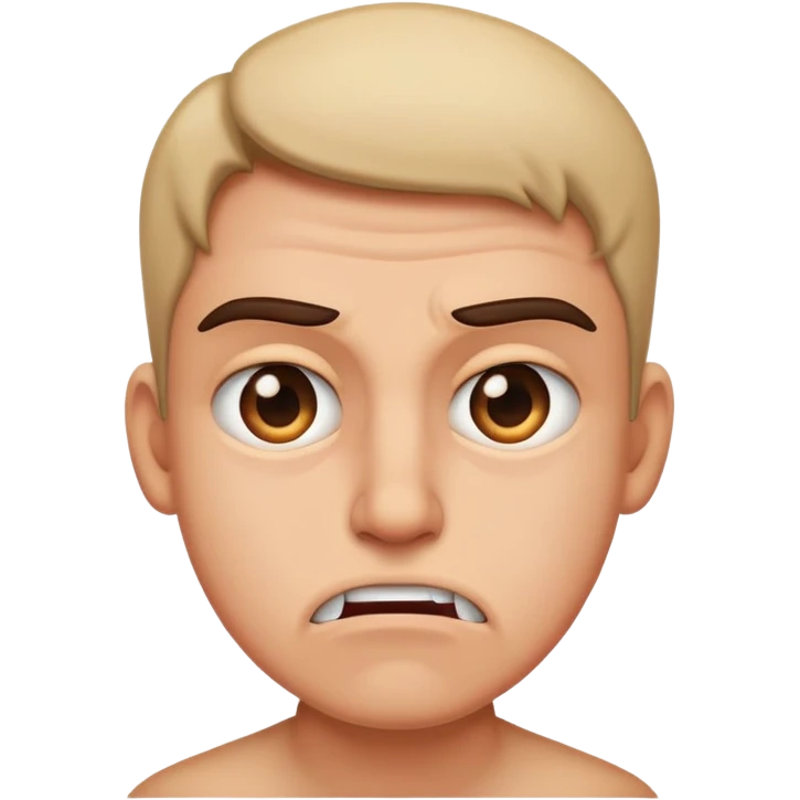 Disgusted at what you said emoji