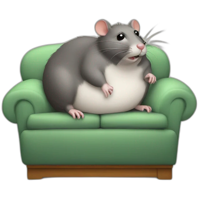 fat busy sofa rat emoji