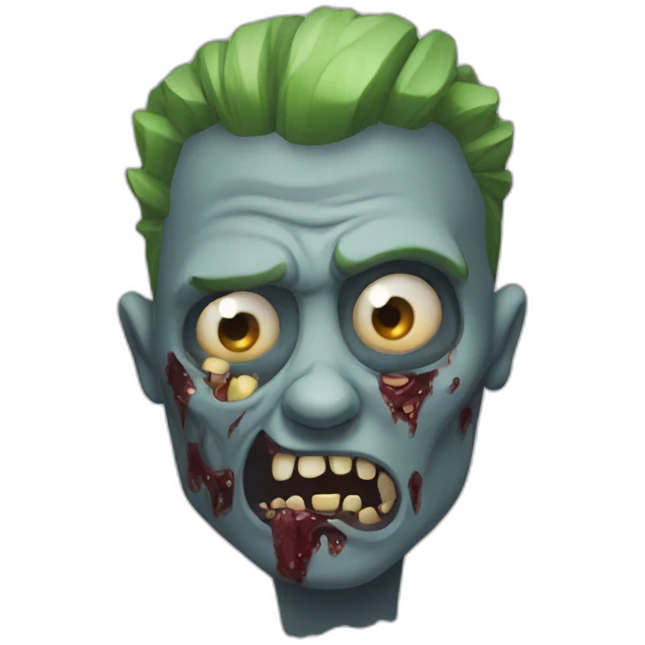dumb zombie emoji