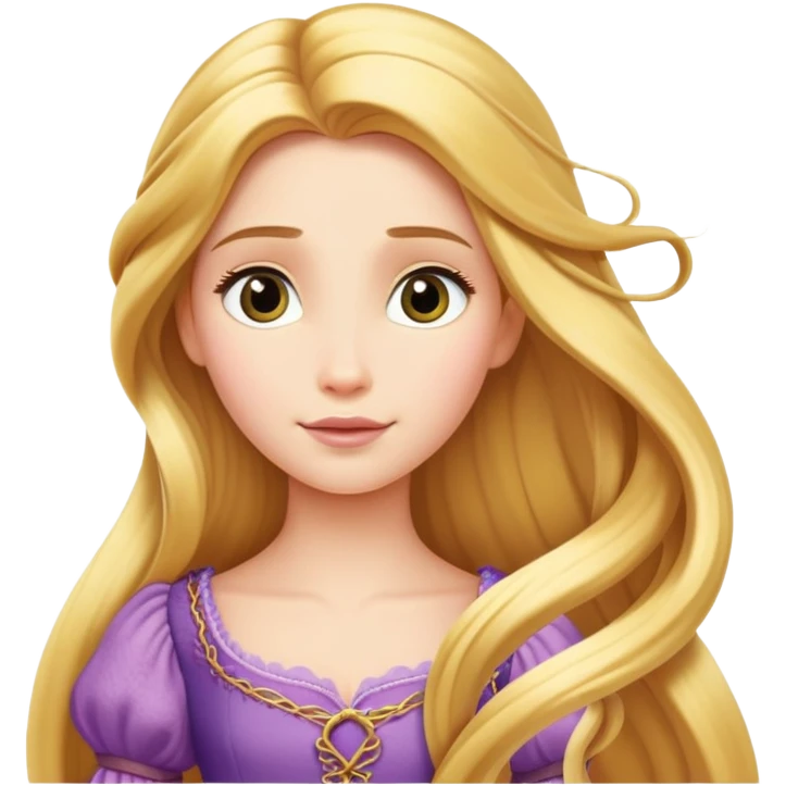 Disney Rapunzel emoji
