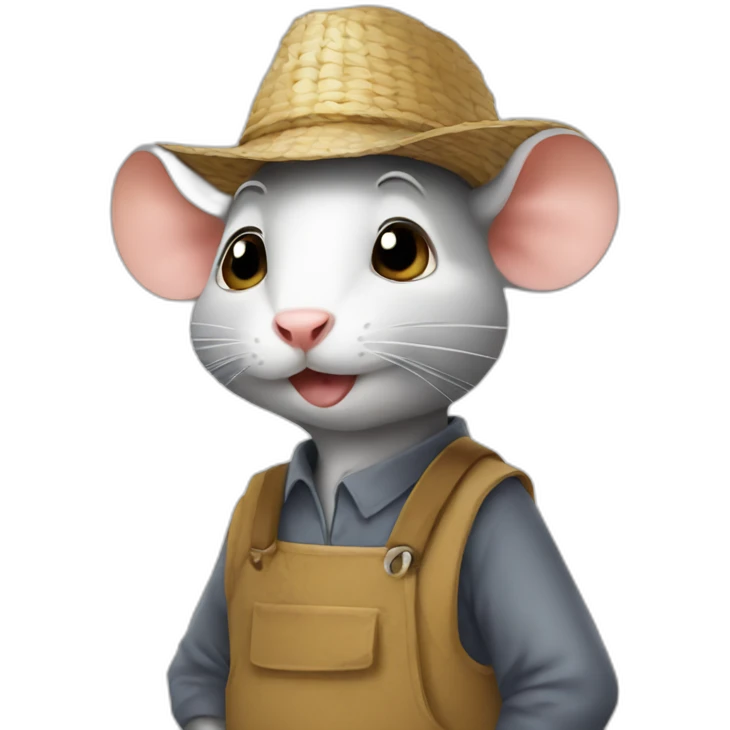 rat doing chinese farmer emoji