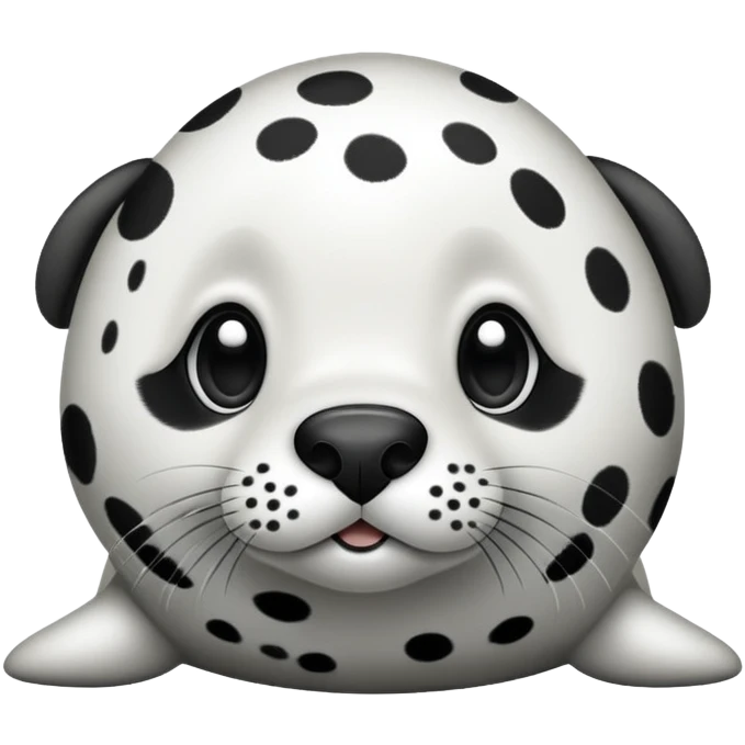 Dalmatian seal hybrid  emoji