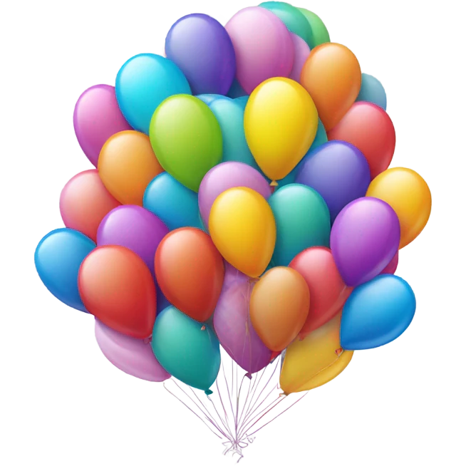18 ballon for birthday emoji