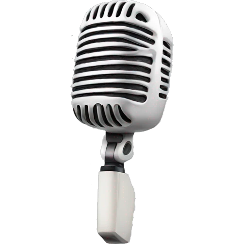 Bone microphone emoji