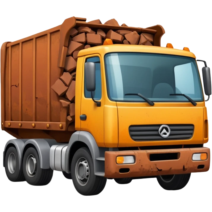 lorry crash into wall emoji