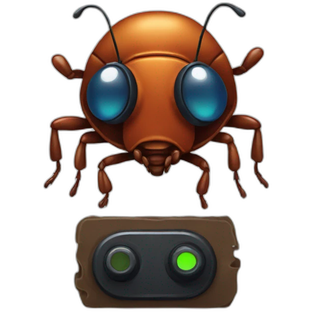 Bedbug with Headset emoji